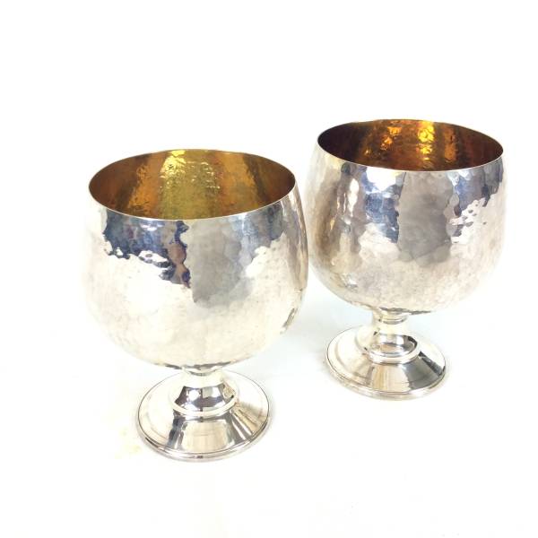 ◎Ｍ　銀製グラス　２客ＳＥＴ　82ｇ　　銀製刻印あり