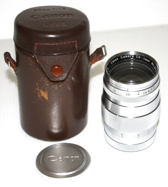 CANON　キャノン　LENS　85mm　f:1.9
