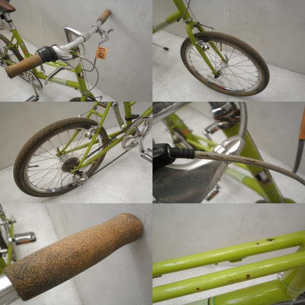 ブルーノ BRUNO ミニベロ 小径車 中古 自転車 黄緑 R173(小径車