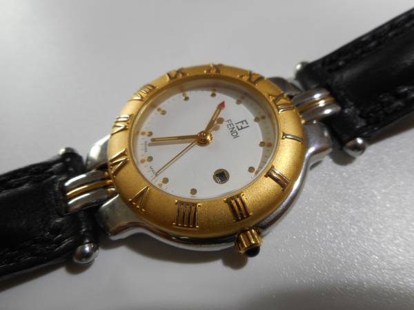 1円～used フェンディ クォーツ 動作確認済(イ-11Ｅ)