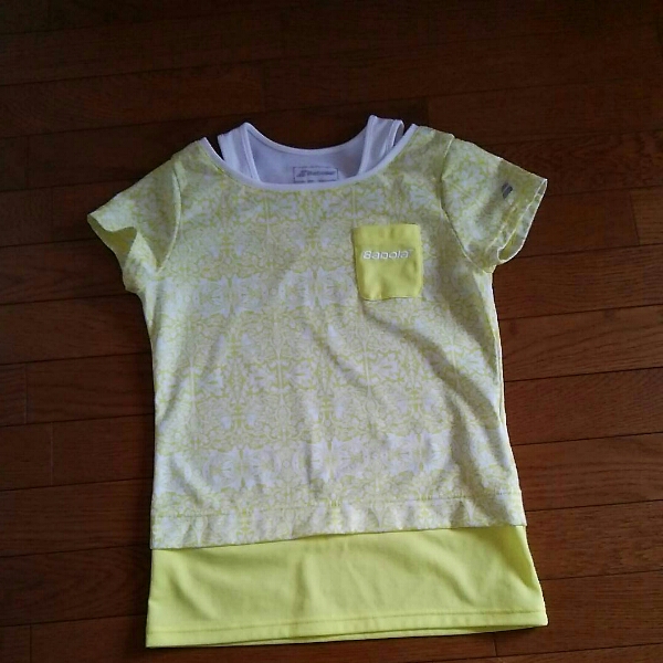 バボラ Tシャツ レモン色 Lサイズ