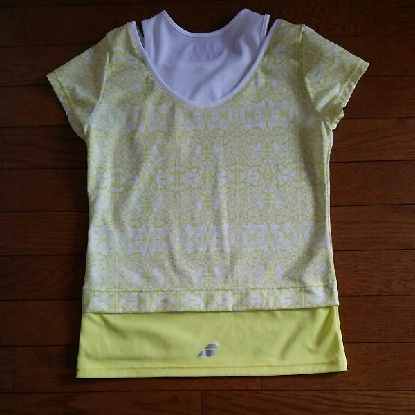 バボラ Tシャツ レモン色 Lサイズ