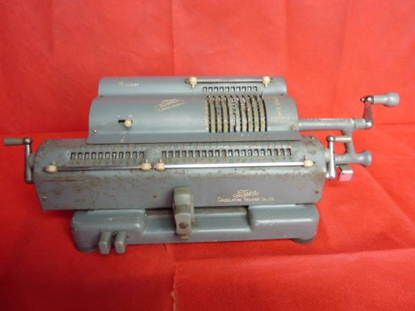 ★昭和レトロ★ タイガー 機械式 手動 計算機 カリキュレータ ★
