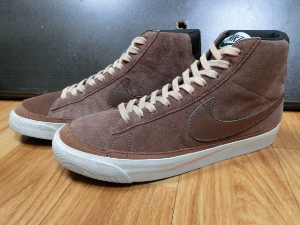 NIKE2009年製ブレザーミッドBLAZER MID茶スエード27.0㎝US9美品