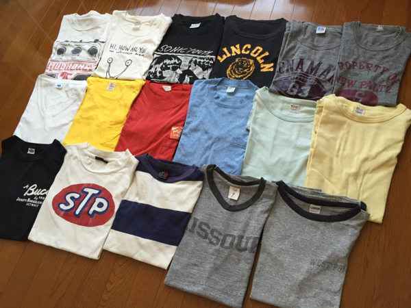 ビンテージT17枚!70s80s太ボーダーチャンピオンマッコイ無地ポケ