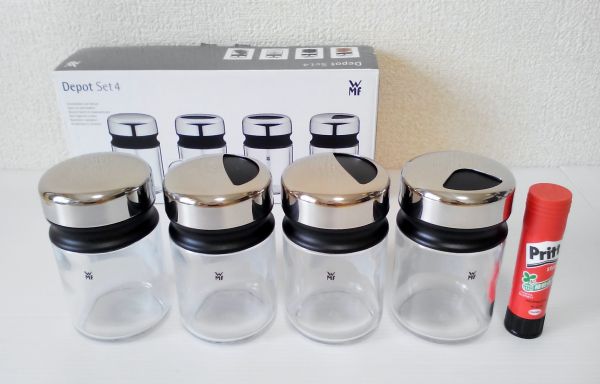 【WMF】ヴェーエムエフ 調味料入れ◆スパイス容器 4個セット