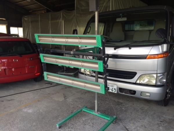 板金塗装に ペイントドライヤー パネルヒーター 乾燥機(工具)｜売買 