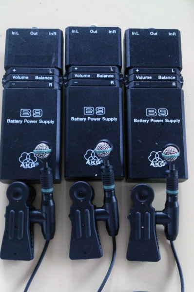 ●AKG　C408　楽器ピックアップ用コンデンサーマイク　動作品！