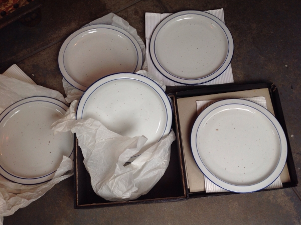 アダムとイブ ミート皿5枚 箱付き 未使用品