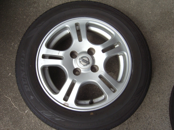 \1～日産アルミ165/70R14マーチ、キューブ、ノート送料無料！_2