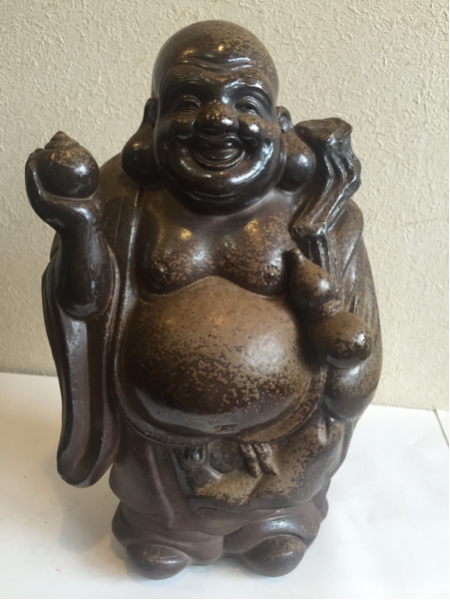 備前焼 置物 布袋 友敬？ 箱無し