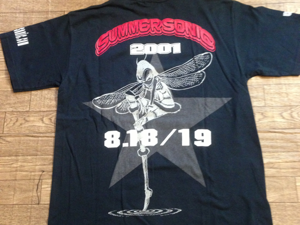 00s y2k サマーソニック 2001 松本零士 Tシャツ 黒 サイズ不明 サマーソニック01 Tシャツ 松本零士 summer sonic 仮面ライダー(T
