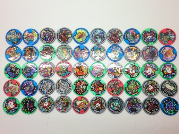 A1839 妖怪メダル ホロ まとめ売り 50枚 ※QR登録済
