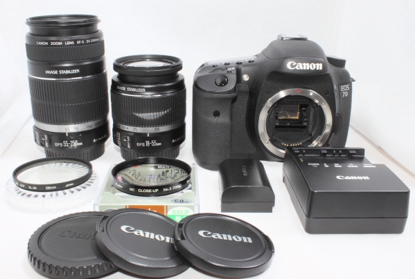 〓極上美品〓Canon キヤノンEOS 7D ダブルズームレンズ ♪♪_3
