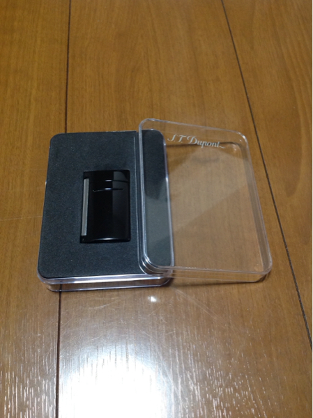 ■ 美品 デュポン S.T.Dupont ライター ブラック 黒 ターボ ■