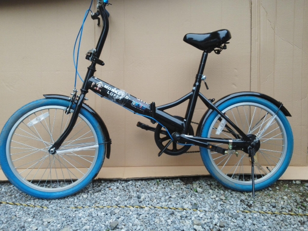 ワンピース　ルフィー折りたたみ自転車 ワンピース☆ルフィ☆折りたたみ自転車 ワンピース☆ルフィ