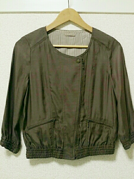 ☆ANAYI☆ブルゾン ジャケット ジップアップ トゥモロー イエナ