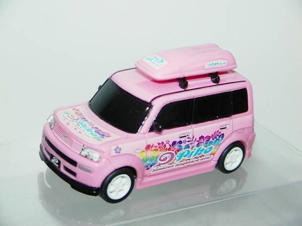 ☆トヨタ bB PIKO ピコ (ピンク) プルバックカー ミニカー☆(乗用車