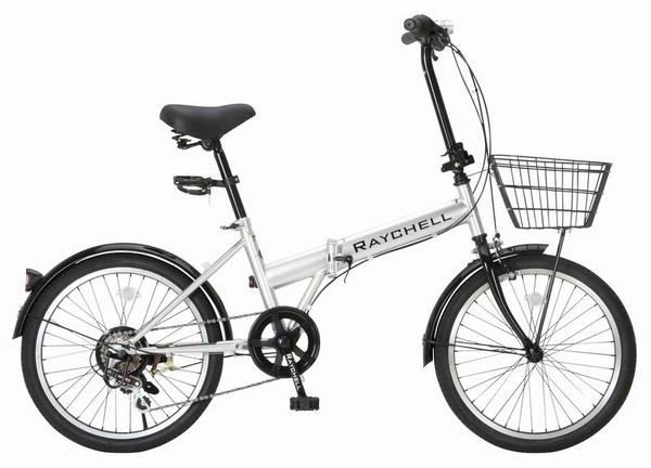 送料無料】パンクしない前カゴ20インチ折り畳み自転車新品変速