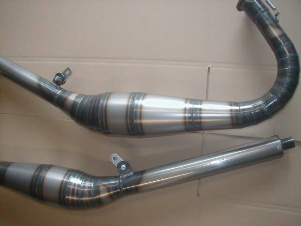 RZ250 SPEX製 特注ショットガンチャンバー新品(マフラー本体