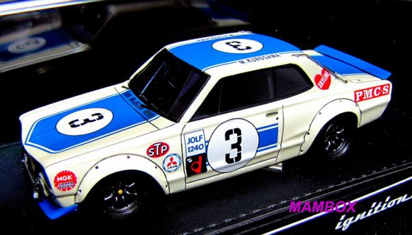 【Ma】IG☆1/43 日産スカイライン2000GT-R KPGC10(#3)1971fuji