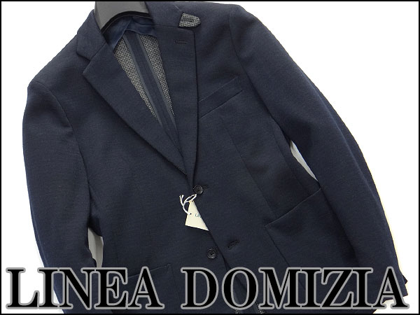 新品 LINEA DOMIZIAダーバン 秋冬ジャージージャケットM紺J21137