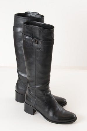 イタリア製本革ロングブーツ FREDIANOフレディアーノ24.5cm良品