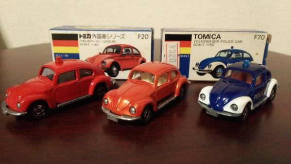 青箱 トミカ フォルクスワーゲン3台セット 外国車シリーズ 1スタ