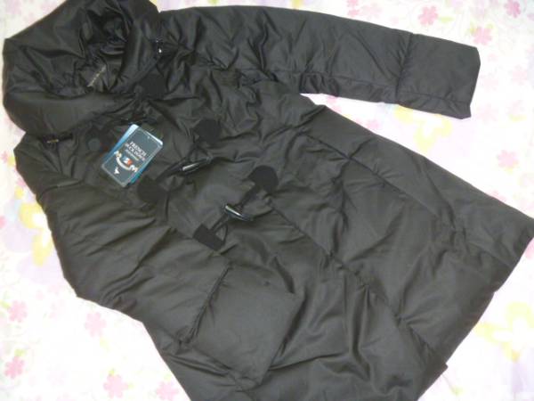 エスパス デ カルマ☆ダッフルダウンコート☆9号 ブラック QVC