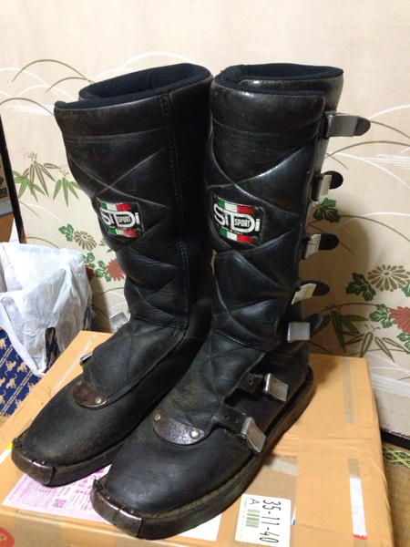 SIDI ビンテージモトクロスブーツ 26～27位？