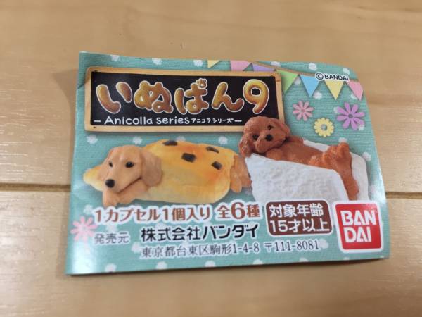 いぬぱん９ ダックスコーン　アニコラ 犬ガチャ_3