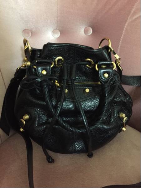 BALENCIAGA バレンシアガ ポンポン ショルダーバッグ 梨花