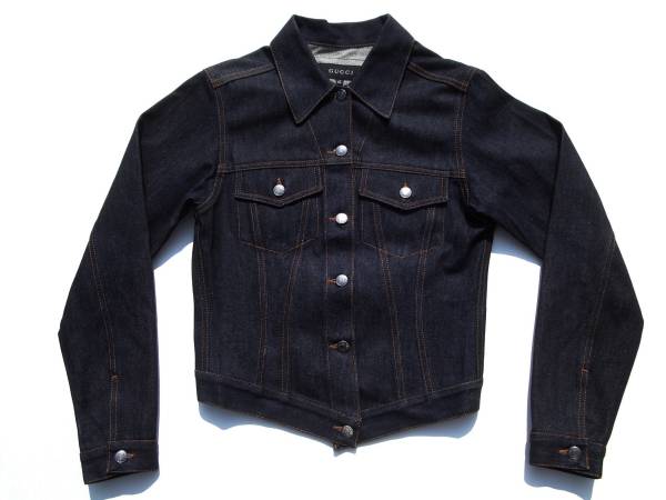 国内正規 GUCCI 42 インディゴブルーデニムジャケットジージャン