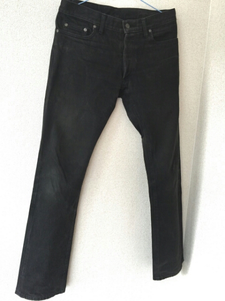 ケルト&コブラ ブラックデニム パンツ J9 W30L32 *h