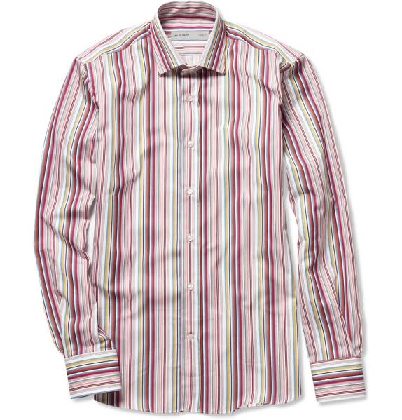 エトロ/ETRO/イタリア製コットンストライプ柄長袖シャツ/SZ:41