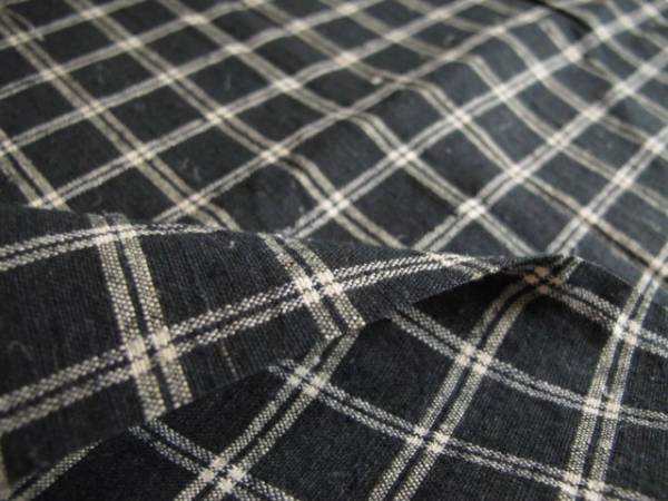 ドイツ アンティーク ホームスパンリネン ブラック 360cm