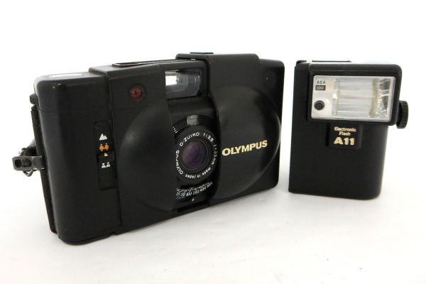 1円～OLYMPUS XA 2 D.ZUIKO f=35mm 付属品有 中古品 2PNK-147C_1