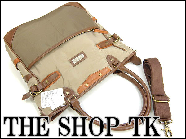 新品TK タケオキクチ Fレザー使い2wayトートバッグ★K6098 SALE