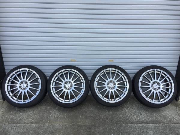 WORK SPORBO FERVORE 18インチタイヤ・ホイールセット PCD100