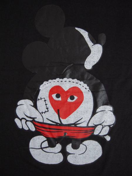 Sサイズ ミッキーマウス ギャルソン風パンツ丸出しtシャツ イラスト キャラクター 売買されたオークション情報 Yahooの商品情報をアーカイブ公開 オークファン Aucfan Com