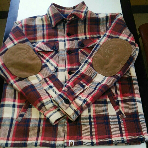 BAPEキムタク着！ラブジェネチェックジャケットMサイズ