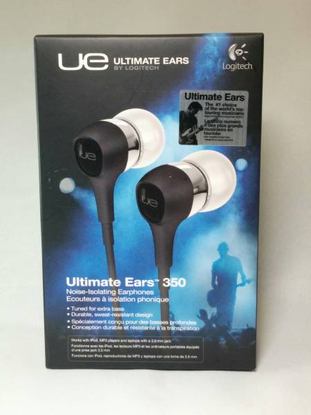 【送料無料】Logitech Ultimate Ears UE 350 ブラック カナル型