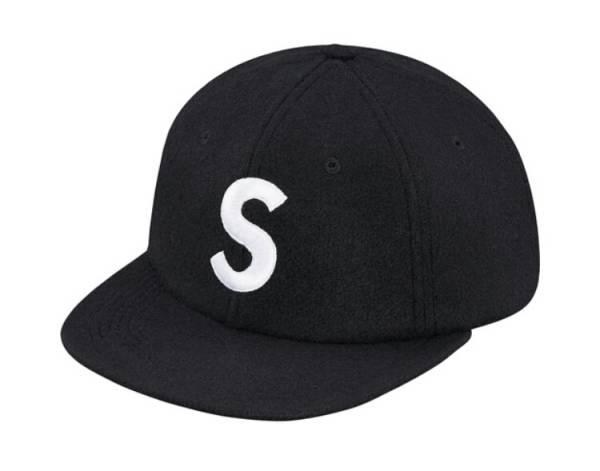 黒★Wool S Logo 6-Panel Box Jordan North Supreme15AW
