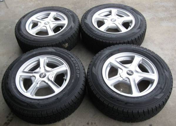 バリ山！DUNLOP DSX-2 185/70R14 & Buster アルミホイール付4本