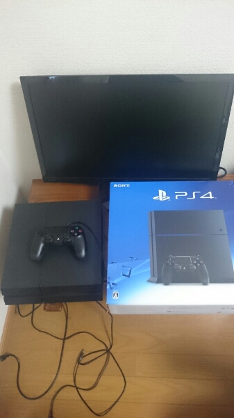 500GB 本体 モニターセットPS4 動作品 PlayStation4公式 ゲーミング