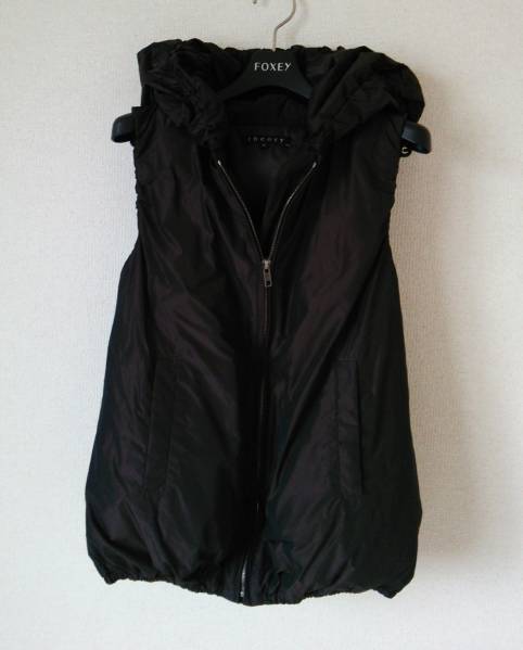 【美品】theoryセオリー☆ダウンベスト☆9号M☆黒、茶