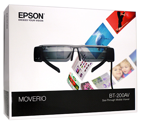 EPSON シースルーモバイルビューアー MOVERIO | BT-200 : BT-200AV BT