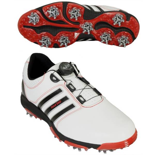 【新品】アディダスtour360XBoa Q47060　WH/RD　25.5ｃｍ
