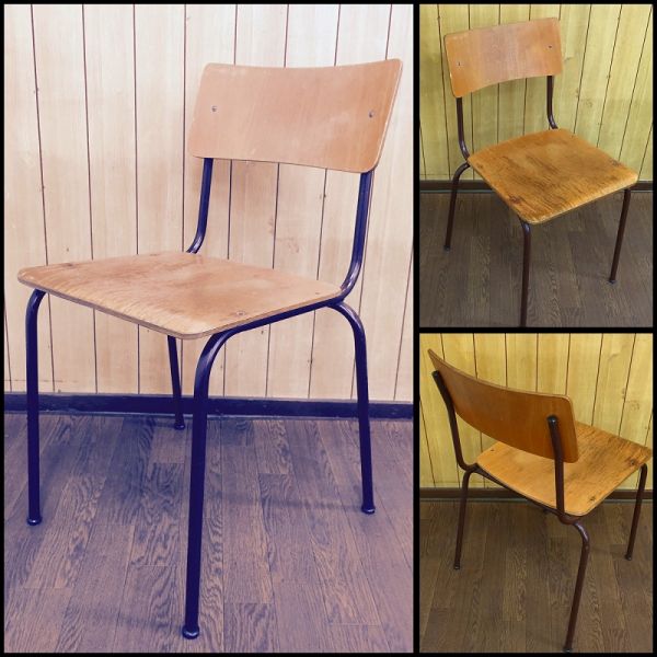 北欧 スクールチェア '80 ヴィンテージ 椅子 1脚 検/ACTUS