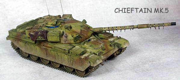 1/35 イギリス戦車チーフテン　Mk.5 完成品